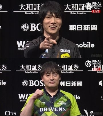 [試合結果]　朝日新聞 Mリーグ　 ドリブンズvsフェニックスvs雷電vsPirates　2025年5月8日(木) 
第1試合は雷電　本田選手が6000オールを決めて逆転トップ獲得！！　第2試合はドリブンズ　たろう選手が効果的な加点を決めて個人連勝！！ドリブンズが首位！！2位フェニックスと41.7ポイント差！