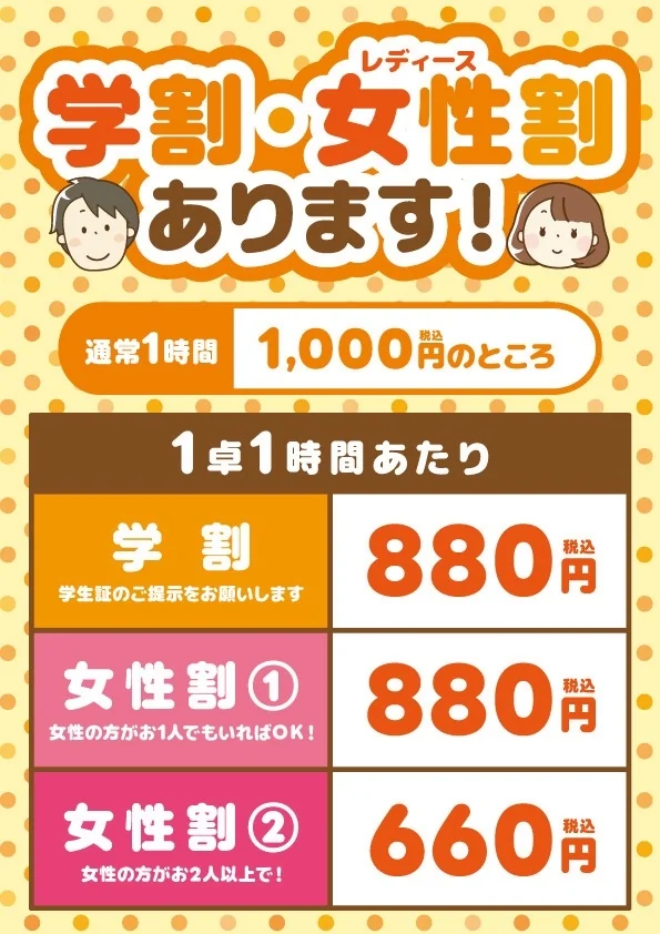 雀荘 マージャンクラブ・パルティールPartirのお知らせ写真